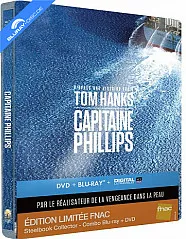 Capitaine Phillips - FNAC Exclusive Édition Limitée Boîtier Steelbook (Blu-ray + DVD + Digital Copy) (FR Import) Blu-ray