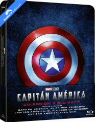 Capitán América Trilogía - Edición Metálica (ES Import) Blu-ray