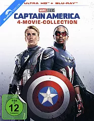 Captain America 4K - 4 Movie Collection (4 4K UHD + 4 Blu-ray) Blu-ray