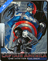 Captain America 2: Le Soldat de l'hiver 4K - Mondo X #050 Limited Edition Steelbook (4K UHD + Blu-ray) (FR Import) Blu-ray