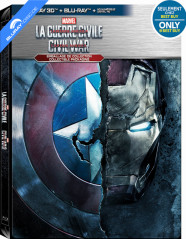 Captain America: Civil War 3D - Best Buy Exclusive Limited Edition Steelbook (Bilingual) (Blu-ray 3D + Blu-ray + Digital Copy) (CA Import ohne dt. Ton) Blu-ray