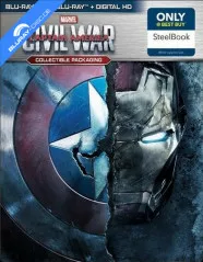 Captain America: Civil War 3D - Best Buy Exclusive Limited Edition Steelbook (Blu-ray 3D + Blu-ray + Digital Copy) (US Import ohne dt. Ton) Blu-ray