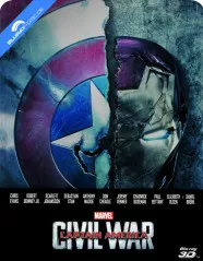 Captain America: Civil War 3D - Edizione Limitata Steelbook (Blu-ray 3D + Blu-ray) (IT Import ohne dt. Ton) Blu-ray