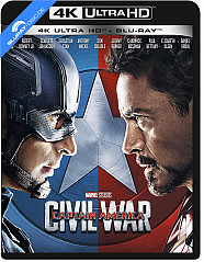 Captain America: Civil War 4K (4K UHD + Blu-ray) (IT Import) Blu-ray