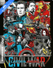 Captain America: Civil War 4K - Mondo X #057 Édition Boîtier PET Slipcover Steelbook (4K UHD + Blu-ray) (FR Import) Blu-ray