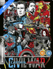 Captain America: Civil War 4K - Mondo X #057 Zavvi Exclusive Limited Edition PET Slipcover Steelbook (4K UHD + Blu-ray) (UK Import) Blu-ray