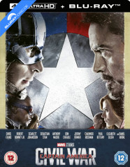 Captain America: Civil War 4K - Zavvi Exclusive Limited Edition Steelbook (4K UHD + Blu-ray) (UK Import) Blu-ray