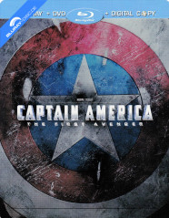 Captain America: Il primo Vendicatore - Saturn Esclusiva Edizione Limitata Steelbook (Blu-ray + DVD + Digital Copy) (IT Import) Blu-ray