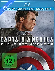 Captain America: The First Avenger 3D - Limited 3D Edition (Blu-ray 3D + Blu-ray + DVD + Digital Copy) Blu-ray