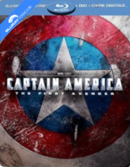 Captain America: The First Avenger 3D - Amazon Exclusive Édition Limitée Steelbook (Blu-ray 3D + Blu-ray + DVD + Digital Copy) (FR Import) Blu-ray