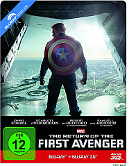 Captain America: The Return of the First Avenger 3D (Limited Steelbook Edition) (Blu-ray 3D + Blu-ray) Blu-ray