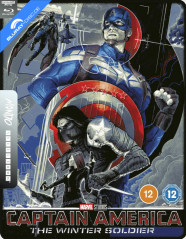 Captain America: The Winter Soldier 4K - Mondo X #050 Zavvi Exclusive Limited Edition PET Slipcover Steelbook (4K UHD + Blu-ray) (UK Import) Blu-ray