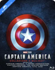 Captain America Trilogia - Edizione Limitata Steelbook (IT Import) Blu-ray