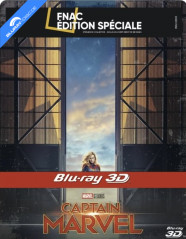 Captain Marvel (2019) 3D - FNAC Exclusive Édition Spéciale Steelbook (3D Blu-ray + Blu-ray) (FR Import) Blu-ray