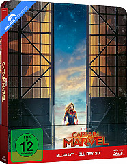 Captain Marvel (2019) 3D (Limited Steelbook Edition) (3D Blu-ray + Blu-ray) Blu-ray