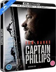 Captain Phillips 4K - Limited Edition Steelbook (4K UHD + Blu-ray) (UK Import) Blu-ray
