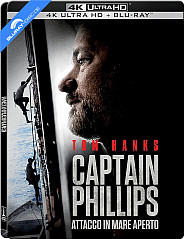 Captain Phillips: Attacco In Mare Aperto 4K - Edizione Limitata Steelbook (4K UHD + Blu-ray) (IT Import) Blu-ray