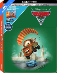 Cars 2 4K - Best Buy Exclusive Steelbook (4K UHD + Blu-ray + Bonus Blu-ray + Digital Copy) (CA Import ohne dt. Ton) Blu-ray