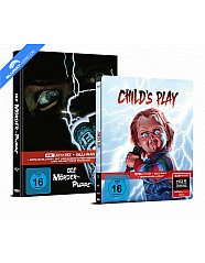 Chucky - Die Mörderpuppe 4K (Limited Mediabook Cover B + Steelbook Edition) (2 4K UHD + 2 Blu-ray + 2 Bonus Blu-ray)