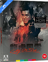 City on Fire (1987) 4K - Limited Edition Slipcover (4K UHD) (UK Import ohne dt. Ton) Blu-ray