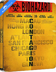 Contagion 4K - Limited Edition Steelbook (4K UHD + Blu-ray) (UK Import) Blu-ray
