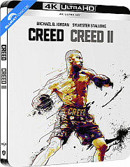 Creed (2015) + Creed II (2018) 4K - Édition Boîtier Steelbook (4K UHD) (FR Import) Blu-ray