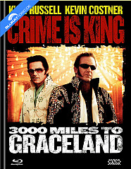 Crime is King - 3000 Miles to Graceland (Limited Mediabook Edition) (Cover A) (AT Import) Blu-ray