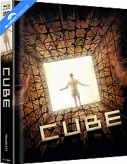 Cube (1997) (Limited Mediabook Edition) (Cover C) (Blu-ray + DVD) Blu-ray