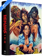 Dämonen + Dämonen 2 (Double Feature) (Limited Mediabook Edition) (Cover A) (2 Blu-ray) Blu-ray