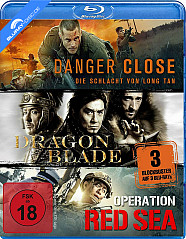 Danger Close - Die Schlacht von Long Tan + Dragon Blade + Operation Red Sea (3-Filme Set) Blu-ray