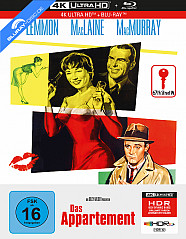 Das Appartement (1960) 4K (Limited Collector's Mediabook Edition) (4K UHD + Blu-ray) Blu-ray