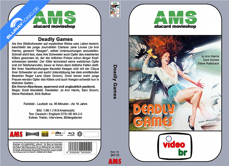 Deadly Games Tödliche Spiele Limited Hartbox Edition Cover B Blu Ray Bewertungen 