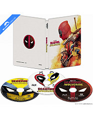 Deadpool & Wolverine 4K - Amazon Exclusive Limited Edition Deadpool Steelbook (4K UHD + Blu-ray 3D + Blu-ray) (JP Import ohne dt. Ton) Blu-ray