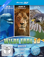 Delfine 3D + Wildnis 3D - Die letzten ihrer Art + Die Welt der Falken 3D (Wilde Erde 3D Box) Blu-ray