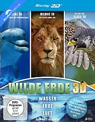 Delfine 3D + Wildnis 3D - Die letzten ihrer Art + Die Welt der Falken 3D (Wilde Erde 3D Box) Blu-ray