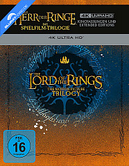 Der Herr der Ringe - Trilogie (Kinofassung und Extended Edition) 4K (Limited Steelbook Edition) (4K UHD) Blu-ray