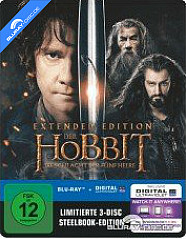 Der Hobbit: Die Schlacht der Fünf Heere - Extended Version (Limited Steelbook Edition) (Blu-ray + UV Copy) Blu-ray