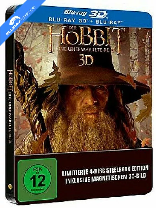der-hobbit-eine-unerwartete-reise-3d---limited-edition-steelbook-inkl.-3d-magnet-lenticularcover-blu-ray-3d---blu-ray-neu.webp