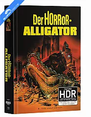 Der Horror-Alligator (1980) 4K (Kinofassung + TV Fassung) + Alligator II - Die Mutation (Wattierte Limited Mediabook Edition) (Cover B) (4K UHD + 2 Blu-ray + Bonus Blu-ray + 2 DVD) Blu-ray