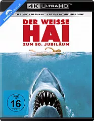 Der weisse Hai 4K (50th Anniversary Edition) (4K UHD + Blu-ray + Bonus Blu-ray) Blu-ray