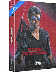 Die City Cobra (1986) (Cover B, Édition Limitée, Mediabook, Blu-ray + DVD)