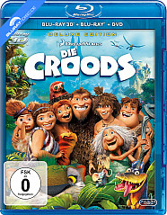 Die Croods 3D (Deluxe Edition) (Blu-ray 3D + Blu-ray + DVD) (Neuauflage) Blu-ray