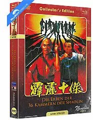 Die Erben der 36 Kammern der Shaolin (Limited Mediabook Edition) (Cover C) (Blu-ray + DVD) Blu-ray