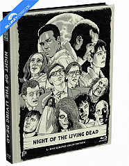 Die Nacht der lebenden Toten (1968) (Wattierte Limited Mediabook Edition) (Cover B) Blu-ray