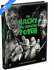 Die Nacht der lebenden Toten (1968) (Wattierte Limited Mediabook Edition) (Cover D) Blu-ray