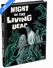 Die Nacht der lebenden Toten (1968) (Wattierte Limited Mediabook Edition) (Cover L) Blu-ray