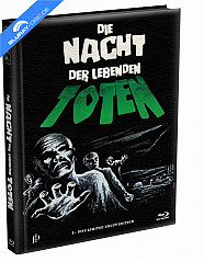 Die Nacht der lebenden Toten (1968) (Wattierte Limited Mediabook Edition) (Cover O) Blu-ray