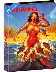 Die Rückkehr der Piranhas (Wattierte Limited Mediabook Edition) (Cover E) (Blu-ray + DVD) Blu-ray
