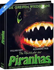 Die Rückkehr der Piranhas (Wattierte Limited Mediabook Edition) (Cover F) (Blu-ray + DVD) Blu-ray