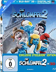 Die Schlümpfe 2 3D (Mastered in 4K) (Limited Lenticular Steelbook Edition) (Blu-ray 3D + Blu-ray + UV Copy) Blu-ray